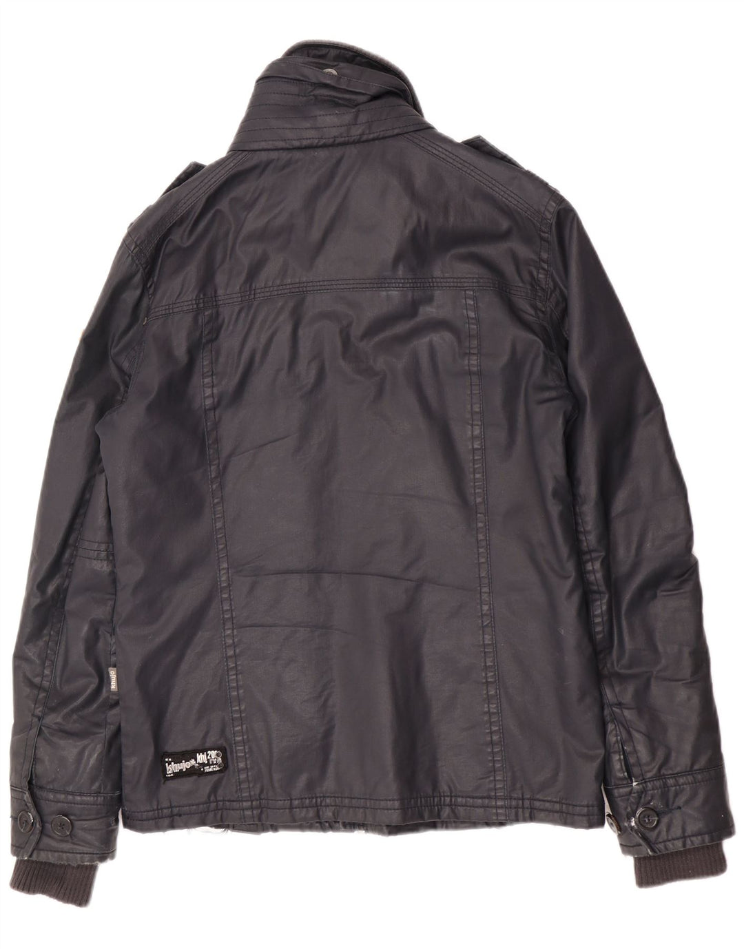 KHUJO Herren Utility-Jacke UK 36 Small Marineblau
