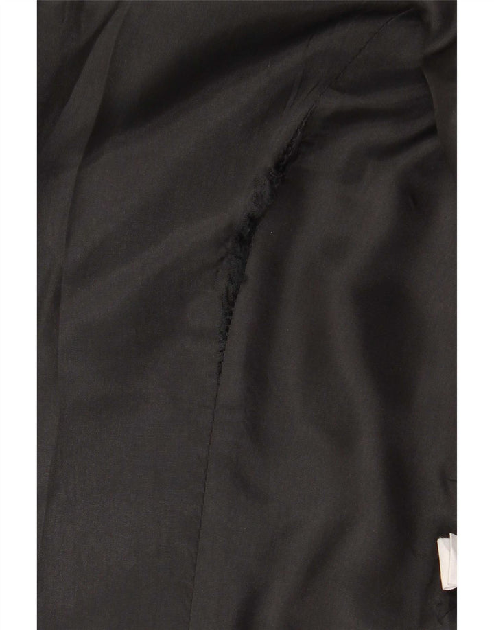 Hobbs Damen-Blazerjacke mit 1 Knopf, Gr. 10, Größe S, Schwarz, Leinen