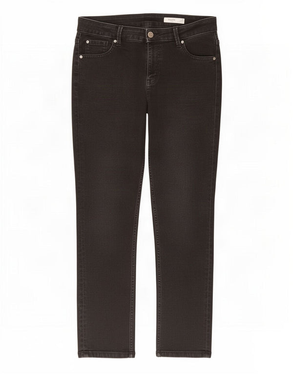 Marks & Spencer Damen The Lily Crop Jeans UK 14 Large W32 L25 Schwarz