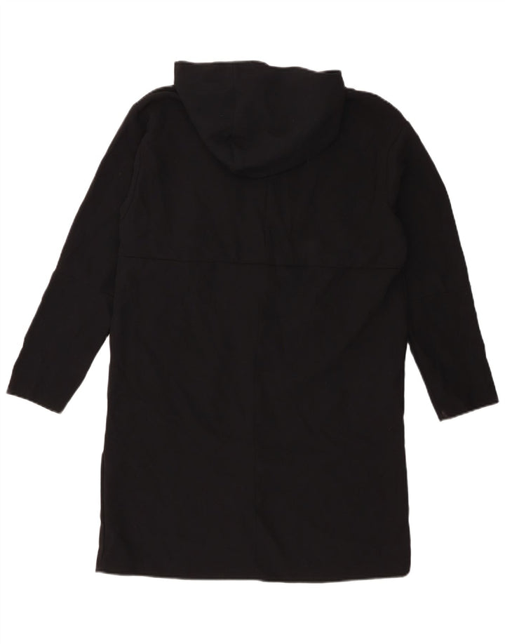 Zara Damen Pullover Hoodie Kleid UK 10 Small Schwarz Polyester
