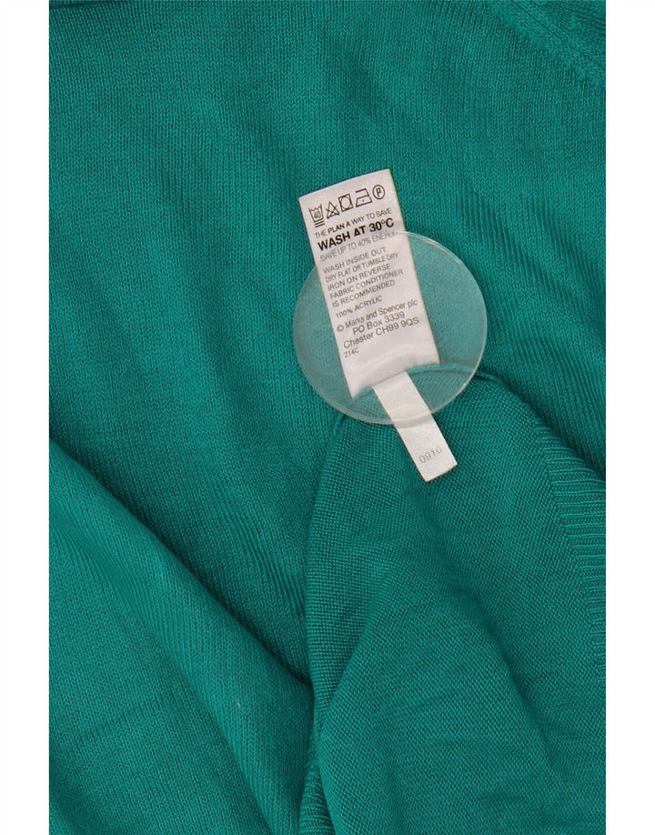 Marks & Spencer Rollkragenpullover für Damen, Gr. 14, Mittelgrün