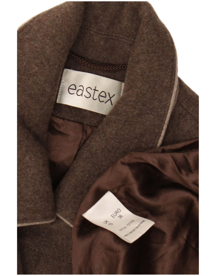 Eastex Damen Dufflecoat UK 10 Small Braune Wolle