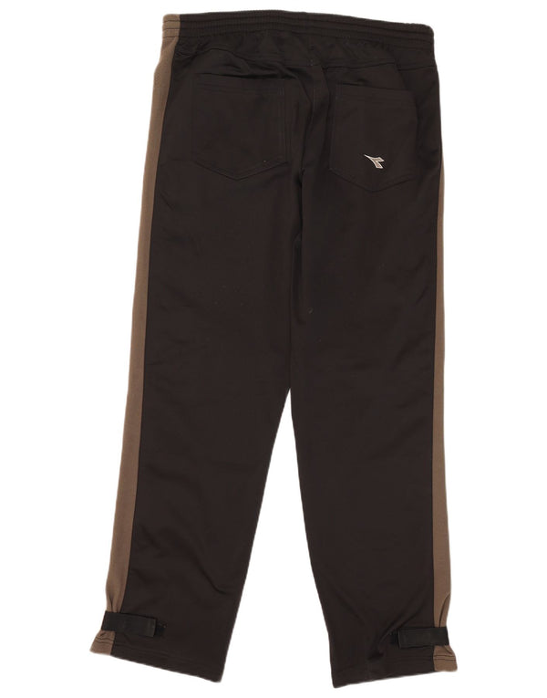Diadora Herren-Trainingshose XL, schwarzes Polyester