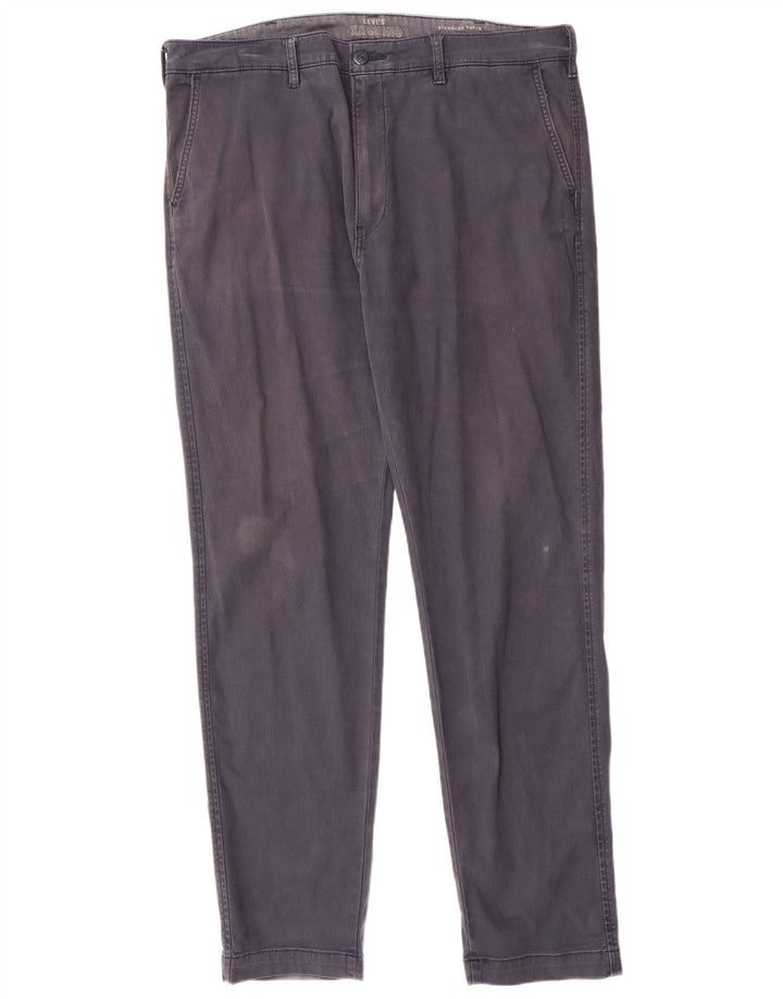 LEVI'S Herren Tapered Chinohose W38 L34 Blaue Baumwolle