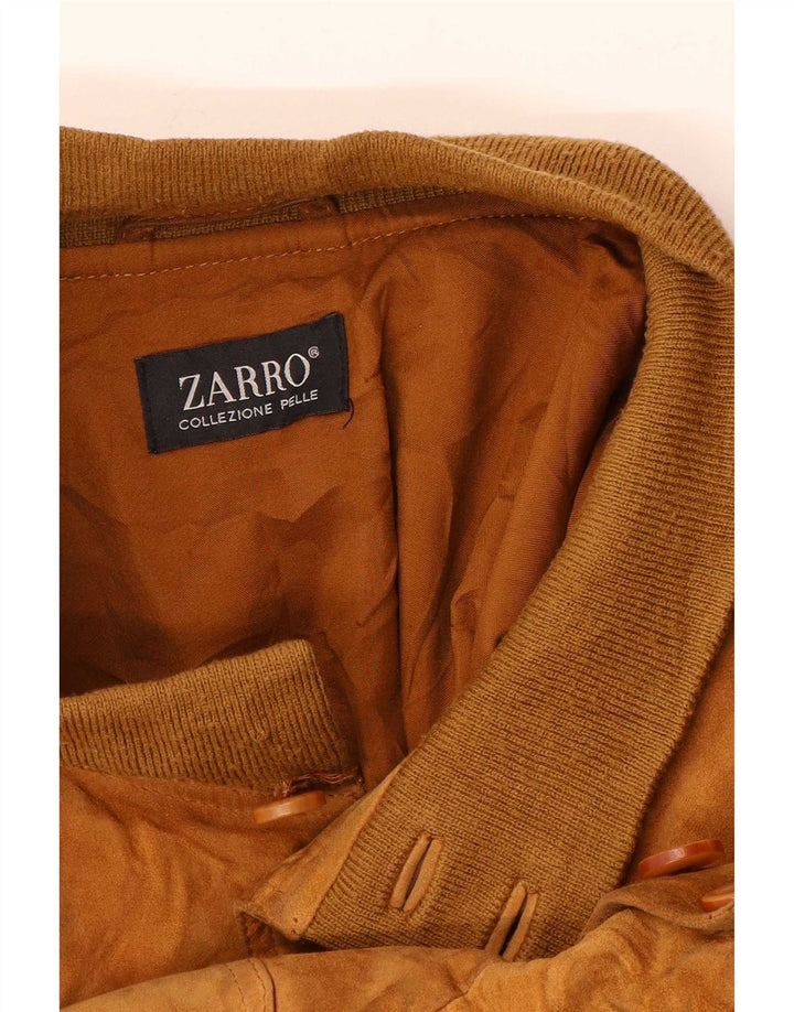 Zarro Herren Wildleder Bomberjacke UK 38 Mittelbraun