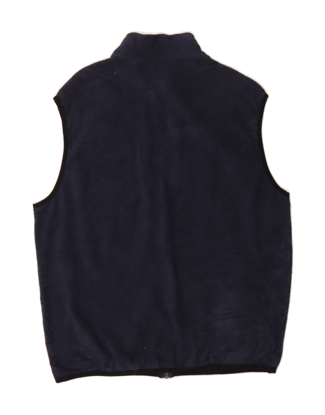 IZOD Mens Fleece Gilet UK 38 Medium Navy Blue Polyester Vintage Izod and Second-Hand Izod from Messina Hembry 