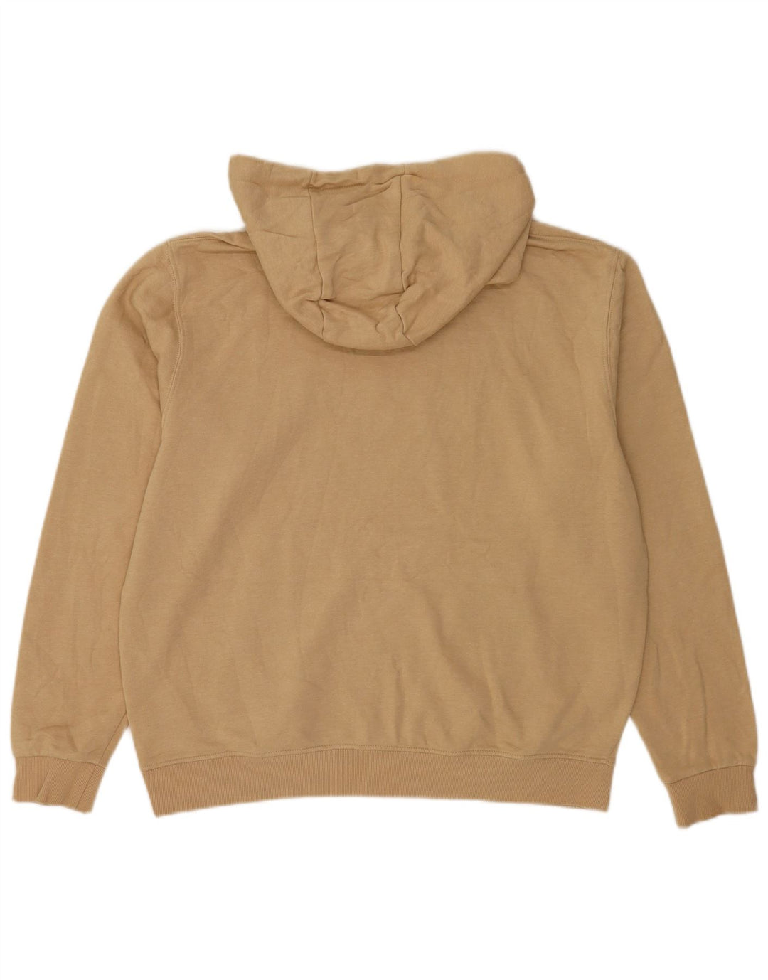 Ellesse Herren-Kapuzenpullover mit Grafik, groß, beige Baumwolle