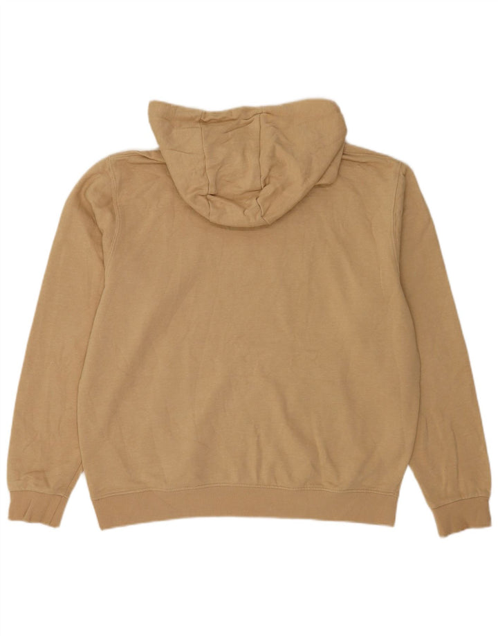 Ellesse Herren-Kapuzenpullover mit Grafik, groß, beige Baumwolle