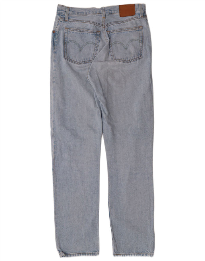 LEVI'S Damen Straight Jeans W28 L30 Blaue Baumwolle