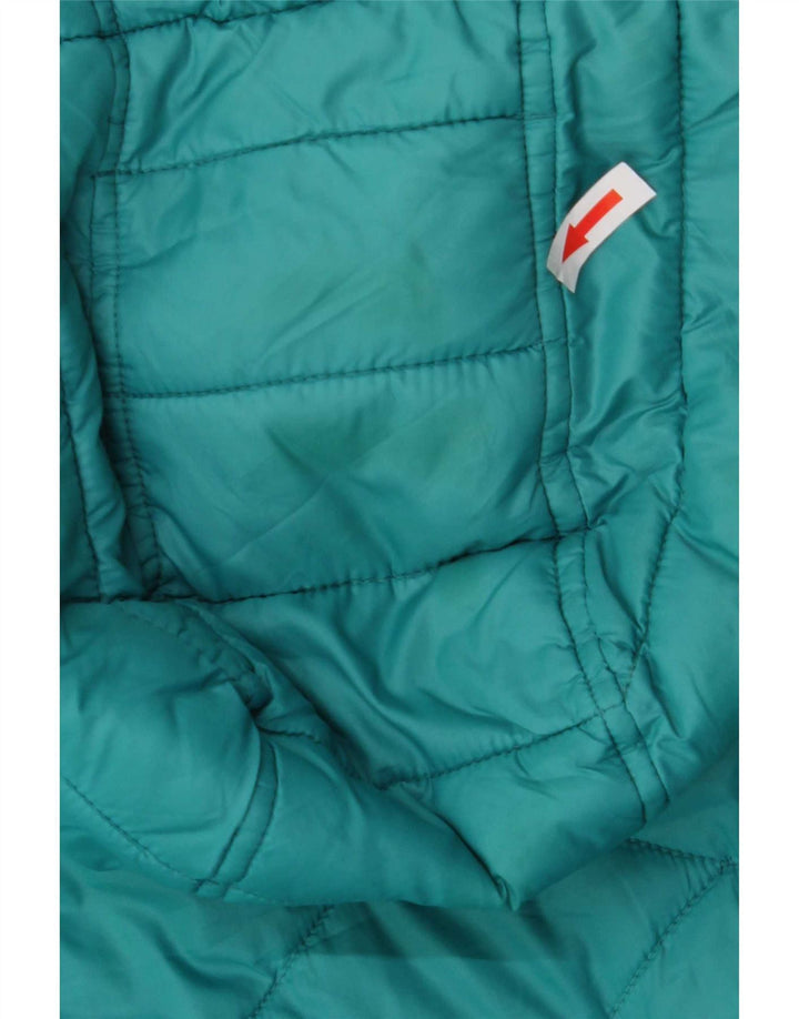 Barbour Damen Steppjacke mit Kapuze, UK 14, Mittelblau, Polyamid