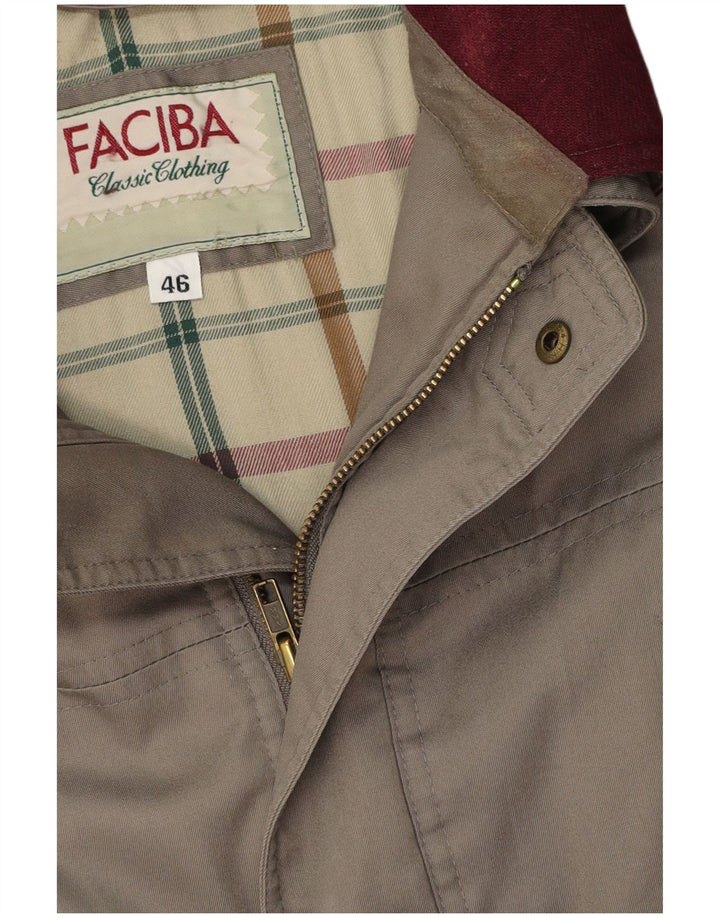 Faciba Herren Utility-Jacke UK 46 3XL Grau