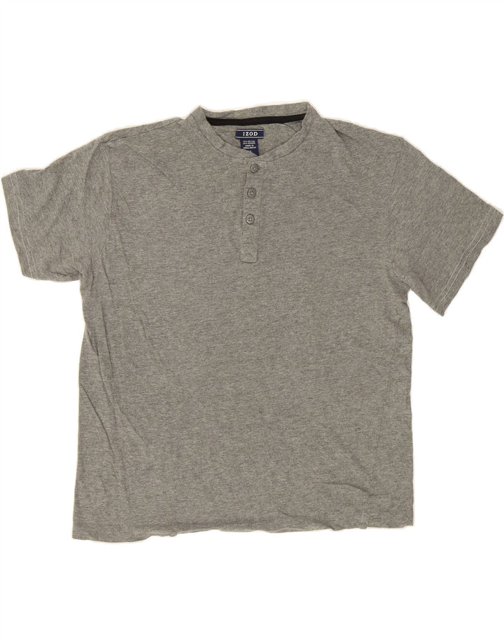 IZOD Mens T-Shirt Top Medium Grey Cotton Vintage Izod and Second-Hand Izod from Messina Hembry 