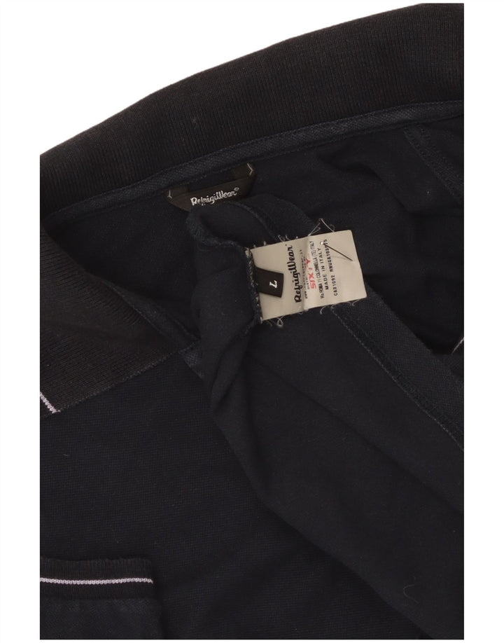Refrigiwear Damen Poloshirt UK 14 Large Marineblau