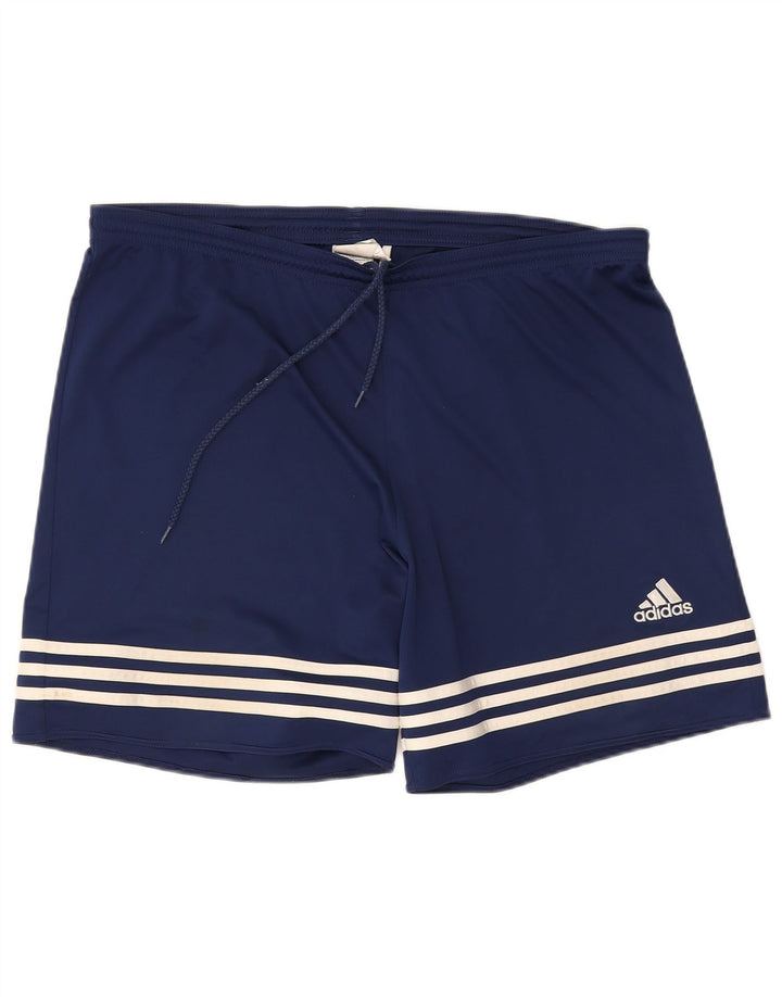 Adidas Herren Climalite Sport Shorts XL Marineblau Polyester