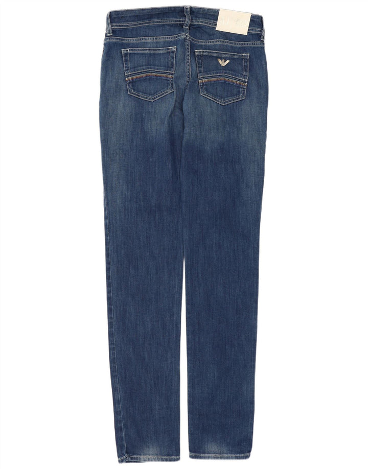 Armani Damen Slim Jeans W29 L32 Blaue Baumwolle