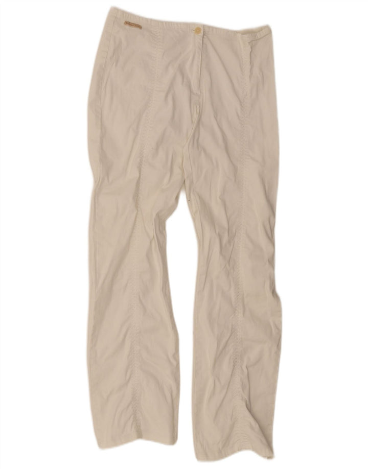 Marlboro Classics Damen Gerade Freizeithose W30 L30 Weiß