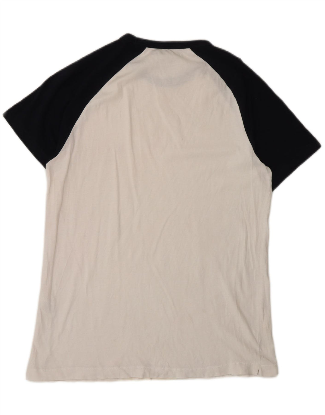 French Connection Damen-T-Shirt-Oberteil, groß, weiße Blockfarben-Baumwolle
