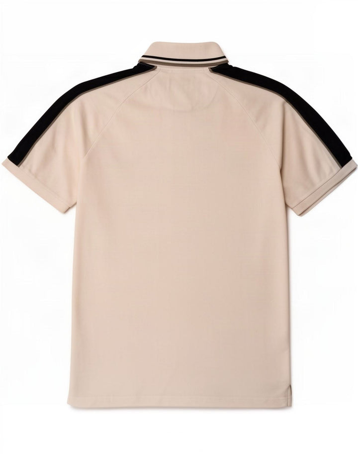 Champion Herren-Poloshirt, groß, Weiß, Farbblock