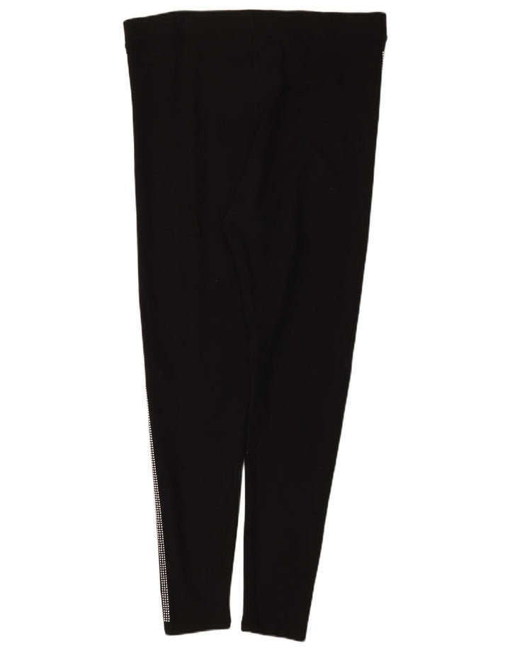 Marks & Spencer Damen Leggings UK 18 XL Schwarze Viskose