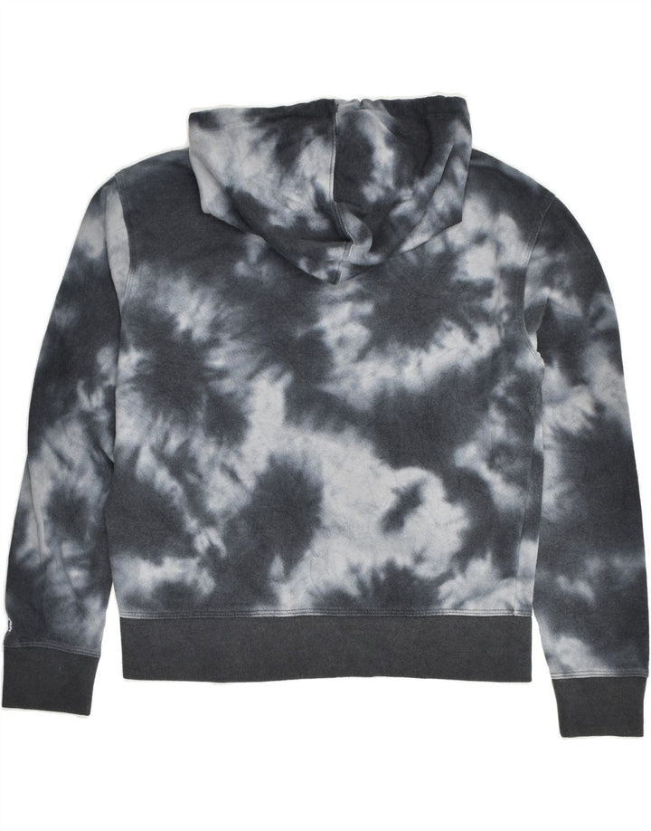 CHAMPION Womens Hoodie Jumper UK 8 Small Grey Tie Dye Cotton | Vintage Champion | Thrift | Second-Hand Champion | Used Clothing | Messina Hembry 