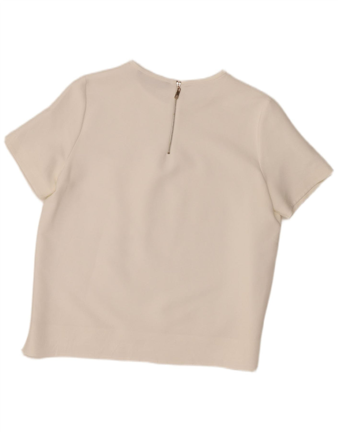 Zara Damen Bluse Top UK 18 XL Weiß