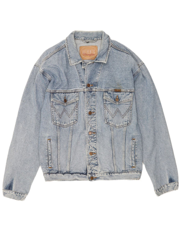 Wrangler Herren Jeansjacke UK 42 XL Blau