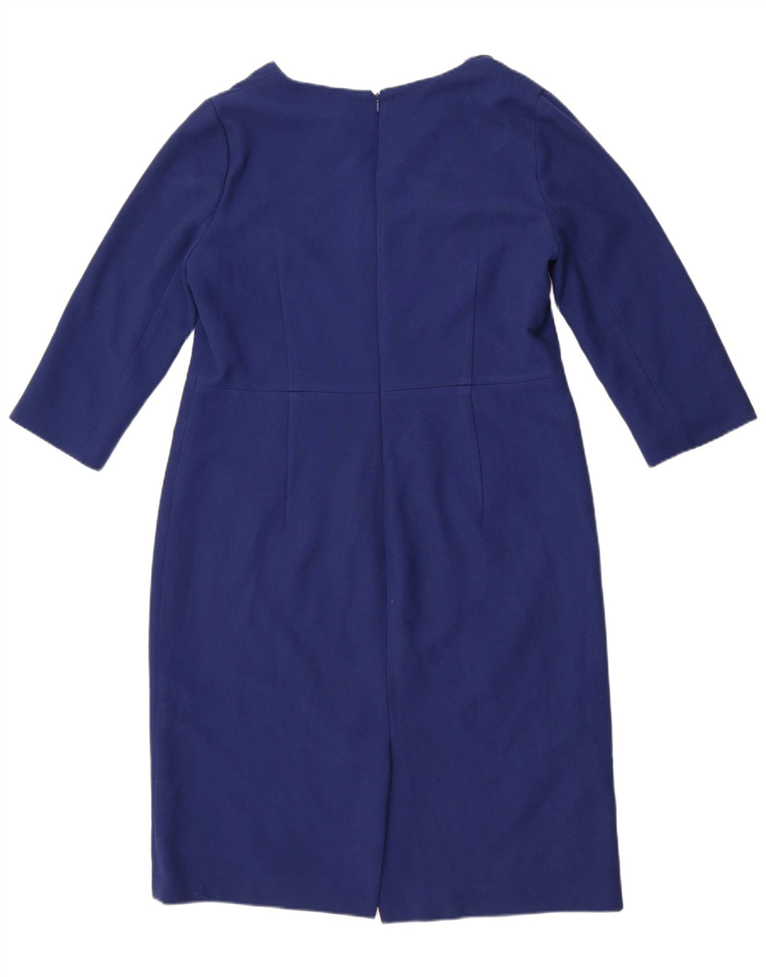Hobbs Damen-Etuikleid mit 3/4-Ärmeln, UK-Größe 44, Größe L, Blau, Polyester