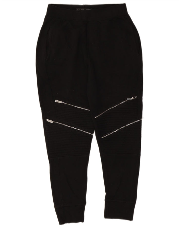 Zara Herren-Trainingshose, Jogginghose, Mittelschwarz, Polyester