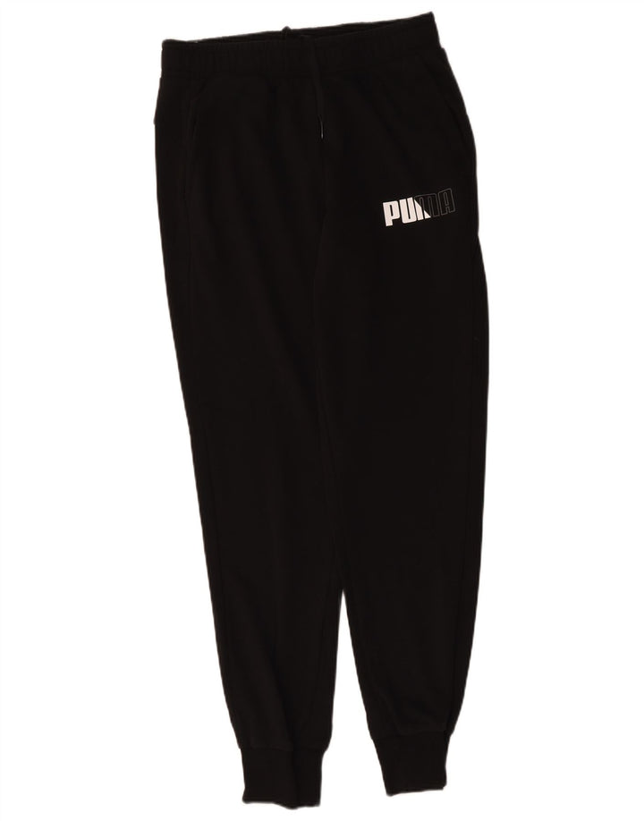 Puma Herren-Trainingshose mit Grafik, mittelschwarz, Baumwolle