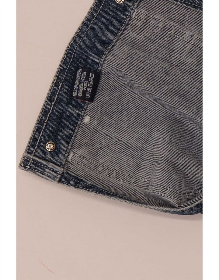 Vintage Damen Latzhose Jeans W29 L33 Blaue Baumwolle