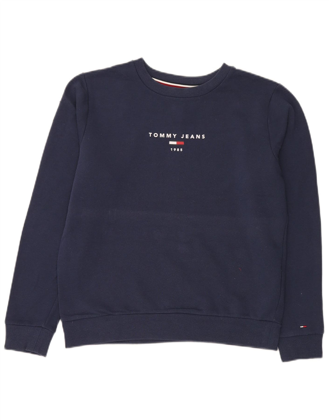 Tommy Hilfiger Damen-Sweatshirt mit Grafik, Gr. 14, mittleres Marineblau