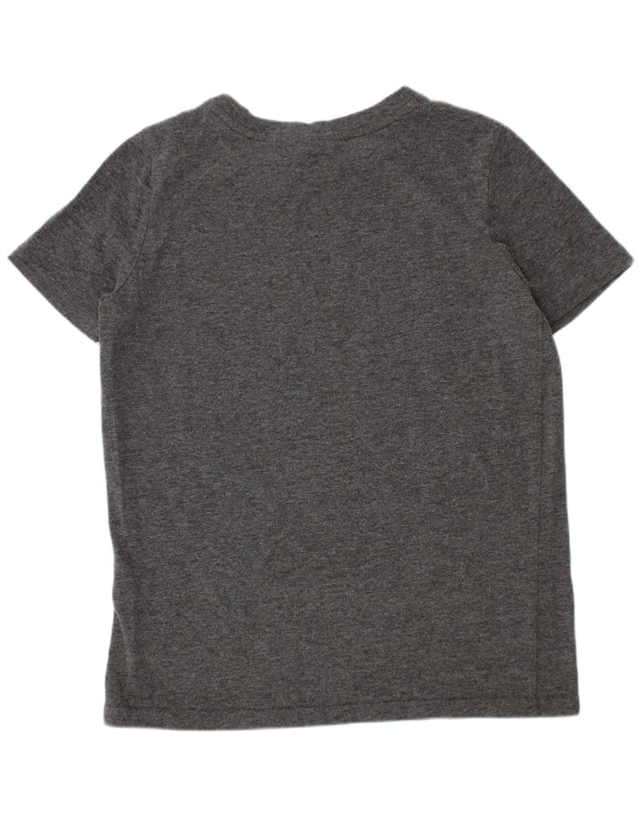 Puma Jungen T-Shirt mit Grafik, 7–8 Jahre, Größe S, Grau