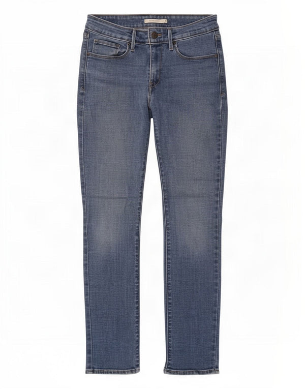 Levi's Damen Mid Rise Skinny Jeans US 6 Medium W28 L28 Blaue Baumwolle