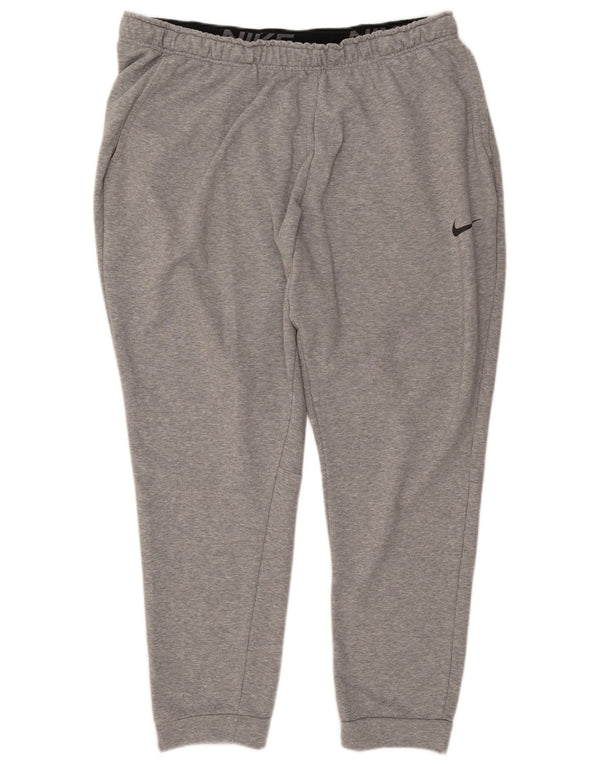 NIKE Herren Dri Fit Trainingshose Jogger 3XL Grau Baumwolle