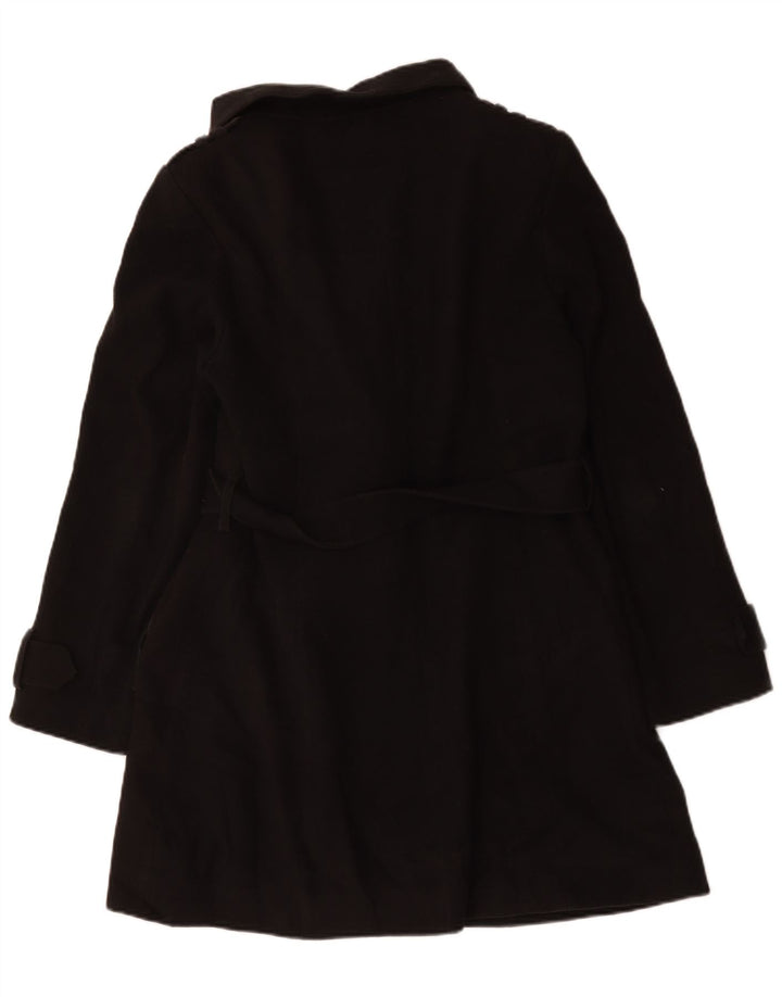Marks & Spencer Damenmantel UK 14 Mittelschwarzes Polyester