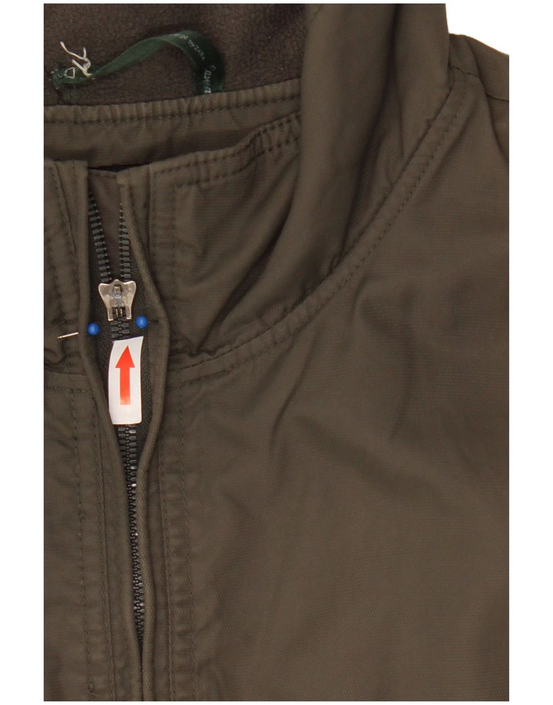 Zara Herren Bomberjacke UK 40 Large Khaki Nylon