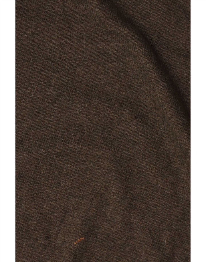 Marks & Spencer Herren-Pullover mit Rundhalsausschnitt, 3XL, Khaki, Baumwolle