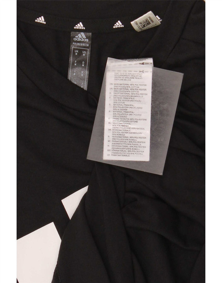 Adidas Herren Aeroready Graphic T-Shirt Top Medium Schwarz Polyester