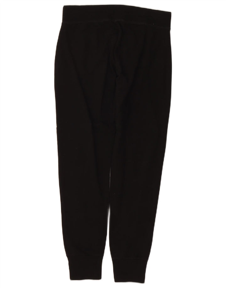 CONVERSE Womens Tracksuit Trousers Joggers UK 12 Medium  Black