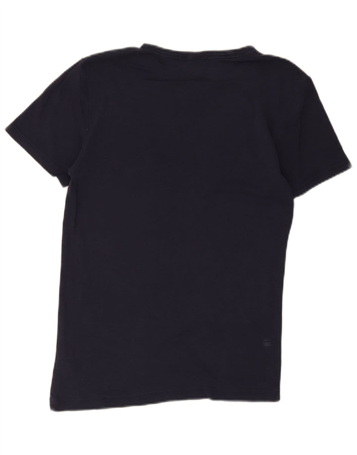 G-Star Herren-T-Shirt mit Grafik, Größe S, Marineblau, Baumwolle