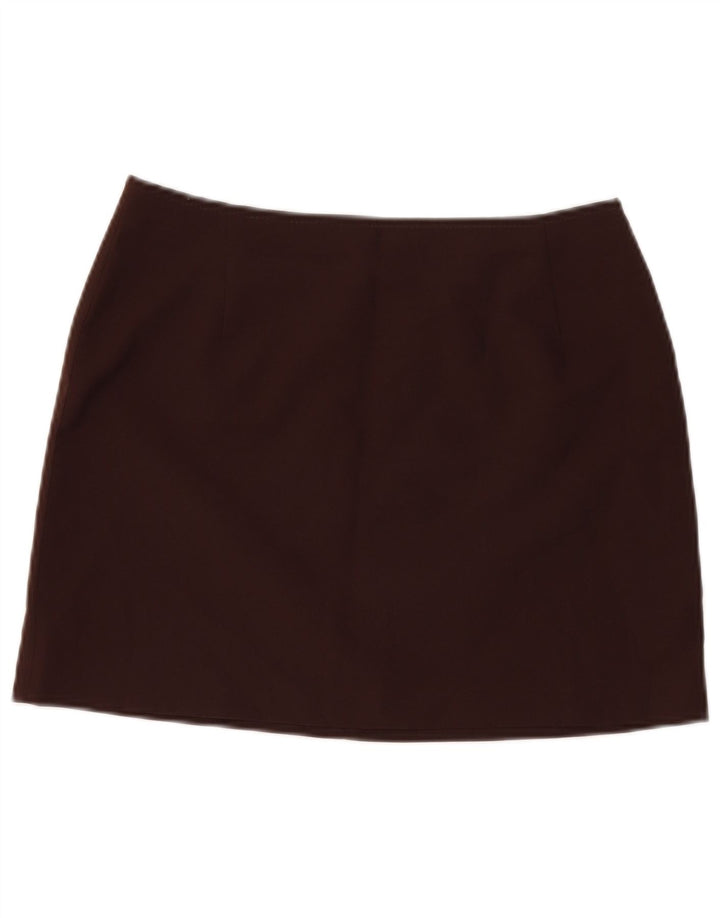 Zara Damen Minirock EU 42 Large W32 Braun