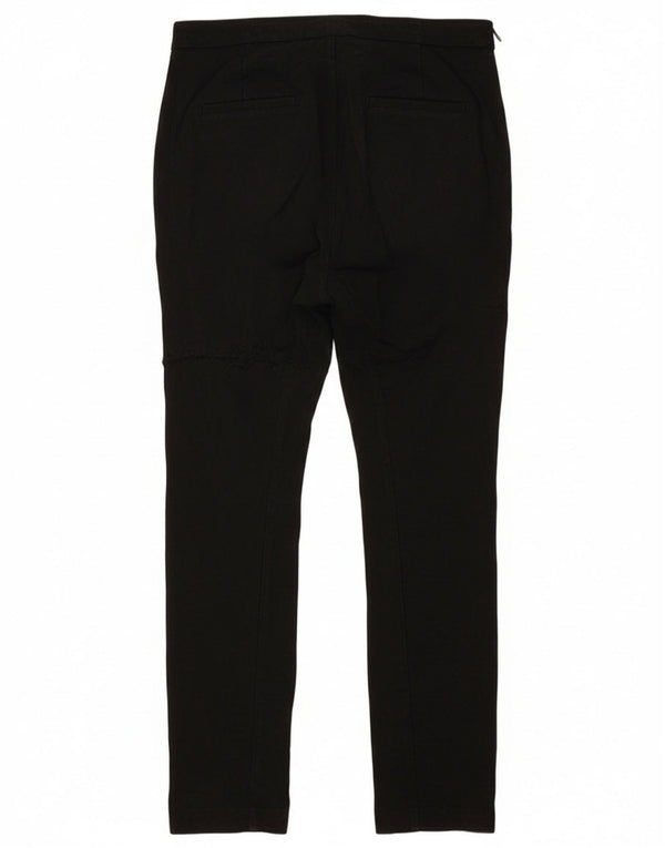Zara Slim Chino-Hose für Damen, Größe M, W28, L28, Schwarz