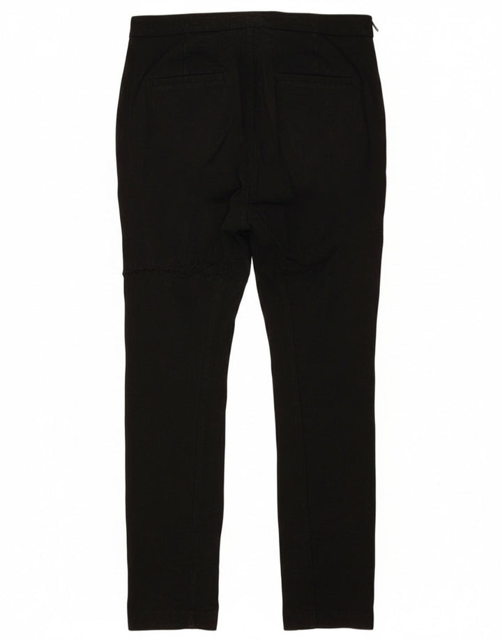 Zara Slim Chino-Hose für Damen, Größe M, W28, L28, Schwarz