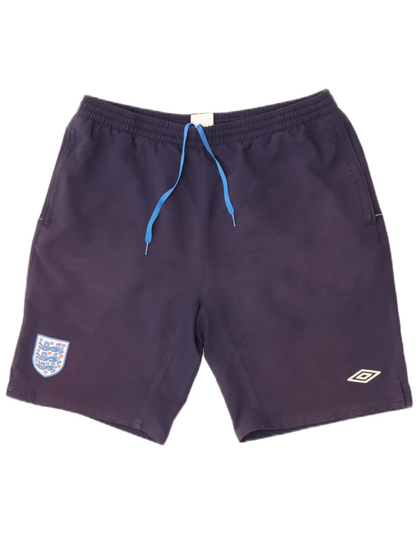 Umbro Herren-Sportshorts, Größe L, Marineblau