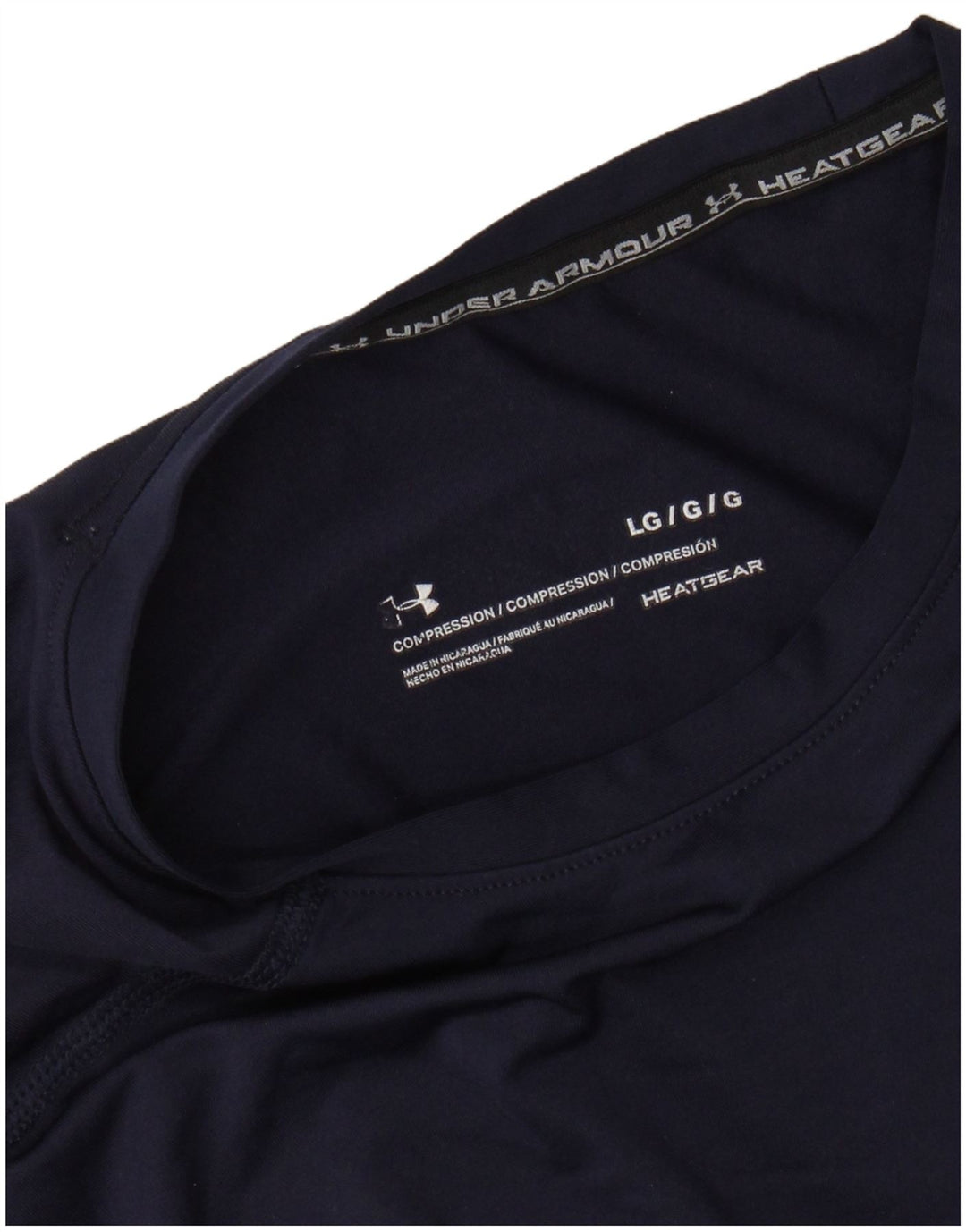 UNDER ARMOUR Damen Heat Gear Weste Top UK 14 Large Marineblau