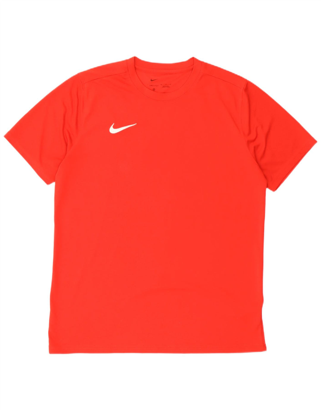 Nike Herren Dri Fit T-Shirt Top XL Rot Polyester