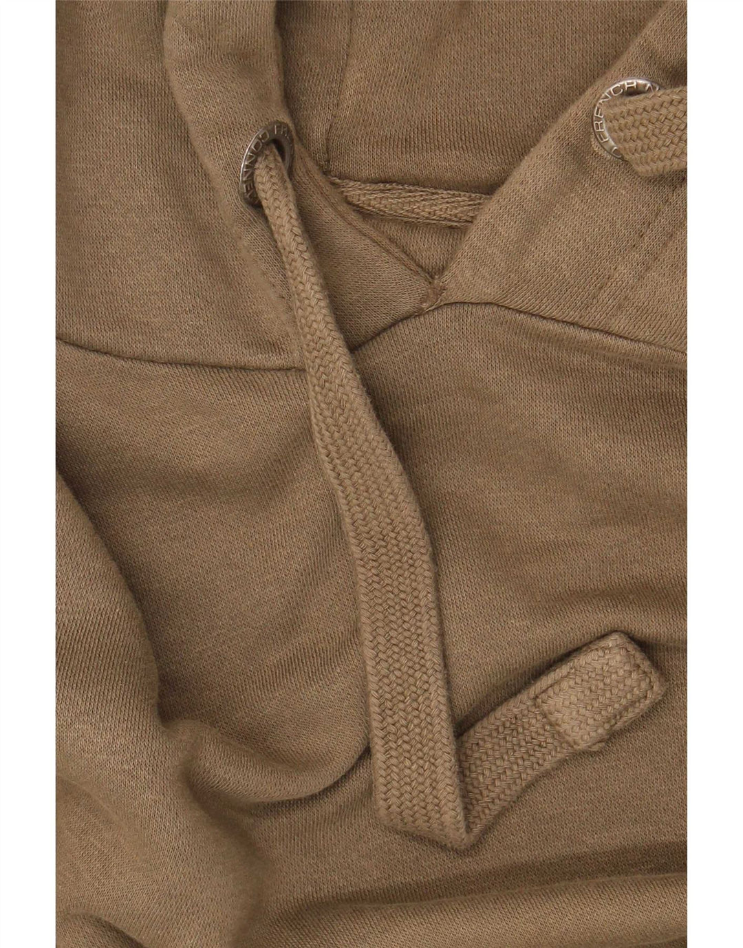 French Connection Herren-Kapuzenpullover aus mittlerer Khaki-Baumwolle