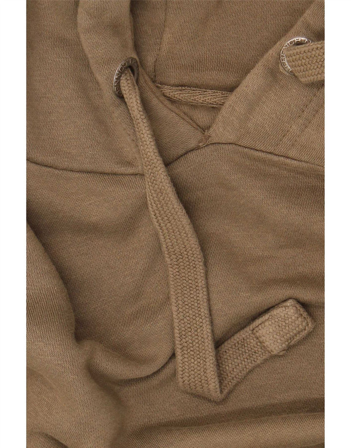 French Connection Herren-Kapuzenpullover aus mittlerer Khaki-Baumwolle