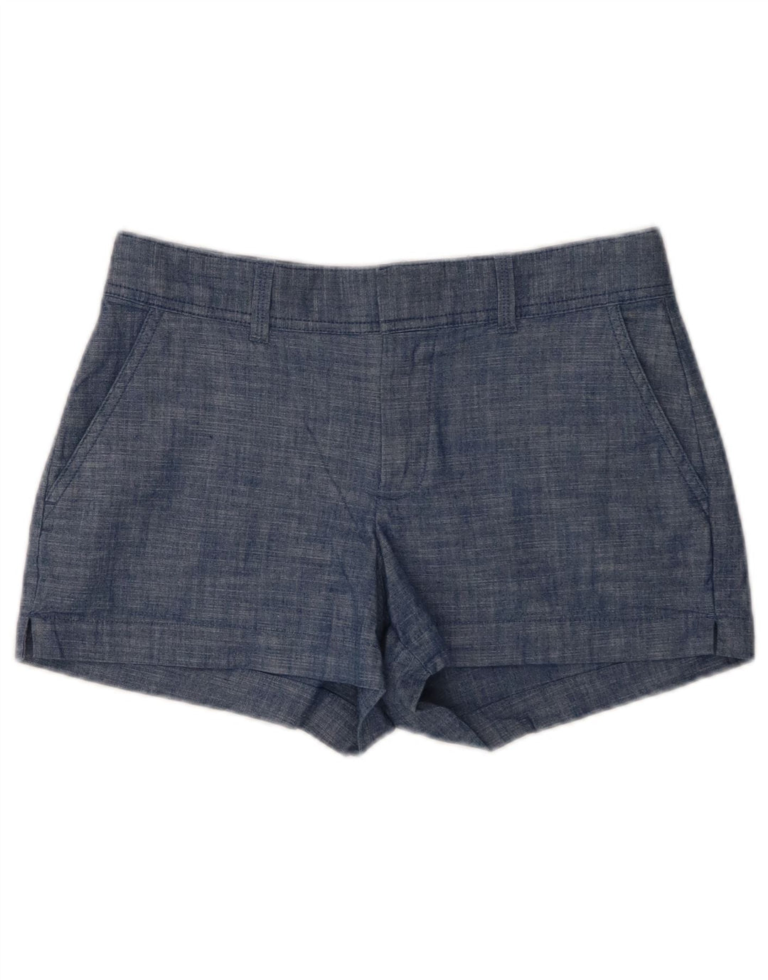 Gap Damen Curvy Hot Pants US 2 XS W28 Blaue Baumwolle