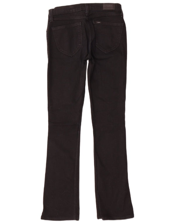 Lee Damen Bonnie Bootcut Jeans W29 L33 Schwarze Baumwolle